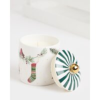 Carolyn Donnelly Eclectic Lidded Candle Green 