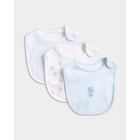 Blue Bibs - Pack Of 3 Blue