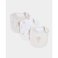 Bear Bibs - Pack Of 3 Cream