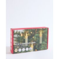 Candle Clip Lights - Set Of 8 Warmwhite 