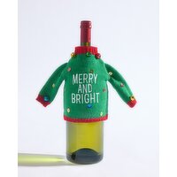 Christmas Jumper Wine Warmer Multi 