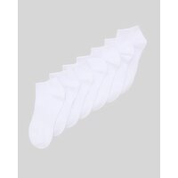 Girls Trainer Socks White 4-6.5
