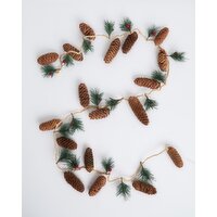 Carolyn Donnelly Eclectic Pine Cone Christmas Lights Multi