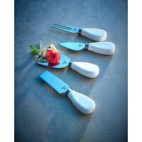 Neven Maguire Ceramic Handle Cheese Knife Set White