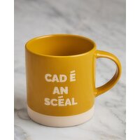 Helen James Considered Cad É An Scéal Mug Yellow