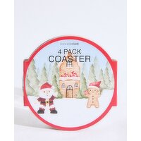 Christmas Coasters - Pack Of 4 Xmas