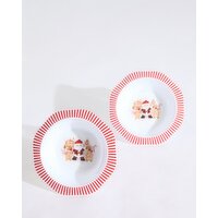 Christmas Bowl - Pack Of 2 White