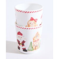 Christmas Tumbler - Pack Of 2 White