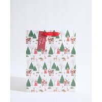 Mr & Mrs Clause Large Gift Bag Multi Xl