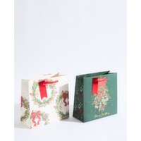Christmas Gift Bag Set - Pack Of 2 Multi 2 Pack