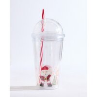 Snow Globe Dome Tumbler White