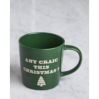 Helen James Considered Any Craic Santa Mug Green 