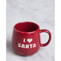 Helen James Considered Santa Espresso Mug Red 