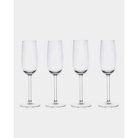 Flute Glass - Pack Of 4 Clear 