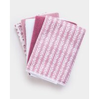 Microfibre Cloths - Pack Of 5 Berry 