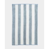 Microfibre Bath Mat Blue-Stripe 