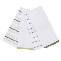 Tea Towels - Pack Of 4 Green