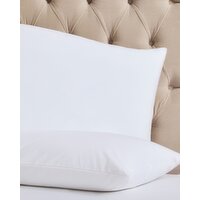 Egyptian Cotton 220 Thread Count Pillowcase - 2 Pack White 