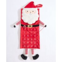 Santa Advent Calendar Red 