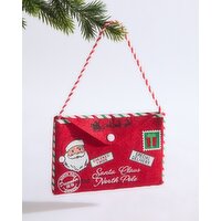 Letter To Santa Hanging Decoration Red 