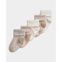 Baby Tot Socks - Pack of 5 Assorted 3-5.5