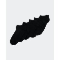 Women's Trainer Socks Black 4-8