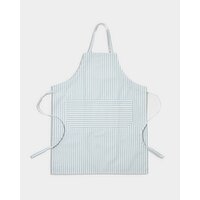 Stripe Apron Blue