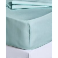 Luxury Percale Fitted Sheet 180 Thread Count - Double Sage Double