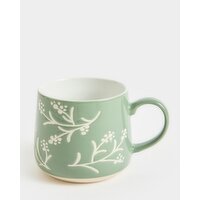 Wax Flower Mug Sage