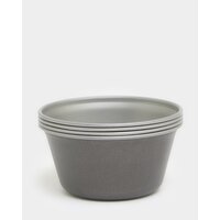 Air Fryer Pudding Dish - Pack Of 4 Silver