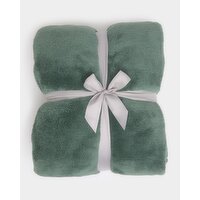 Fleece Throw Green 