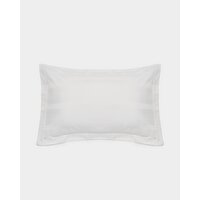 Luxury Stripe Oxford Pillowcase - Pack Of 2 White 