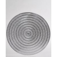 Round Laser Cut Placemat Silver