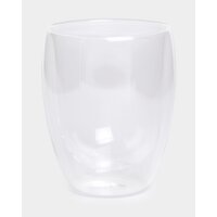 Double Wall Glass Tumbler - 350ml Clear