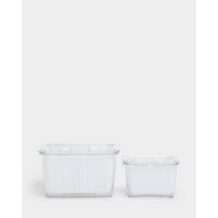 Fridge Storage Container White Xs
