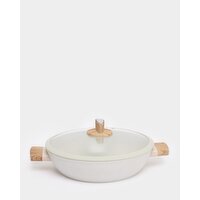 Cook Healhty 30cm Ceramic Skillet Stone