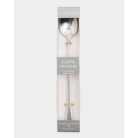 Latte Spoon - Pack Of 2 Sless-Steel 
