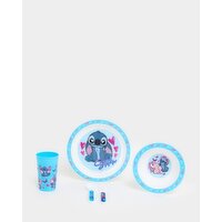 Stitch Five Piece Tableware Set Purple