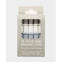 Food Bag Sealing Clips - Pack Of 15 Multi