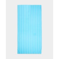 Microfibre Beach Towel Blue-Stripe