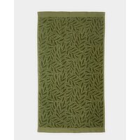 Leaf Hand Towel Green 