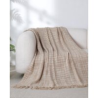Space Dye Throw Natural 