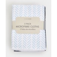 Microfibre Cloths - Pack Of 5 Navy 