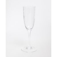 Clear Hammered Champagne Glass Clear 