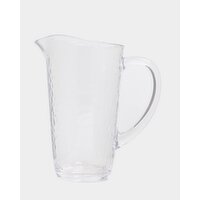 Clear Hammered Jug Clear 
