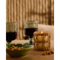 Rattan Citronella Candle Natural 