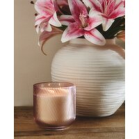 Vanilla & Mandarin Swirl Candle Baby-Pink