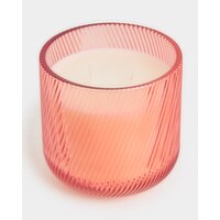 Red Mango & Amber Swirl Candle Coral