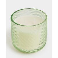 Garden Mint Leaves Swirl Candle Mint