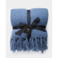 Boucle Throw Blue 